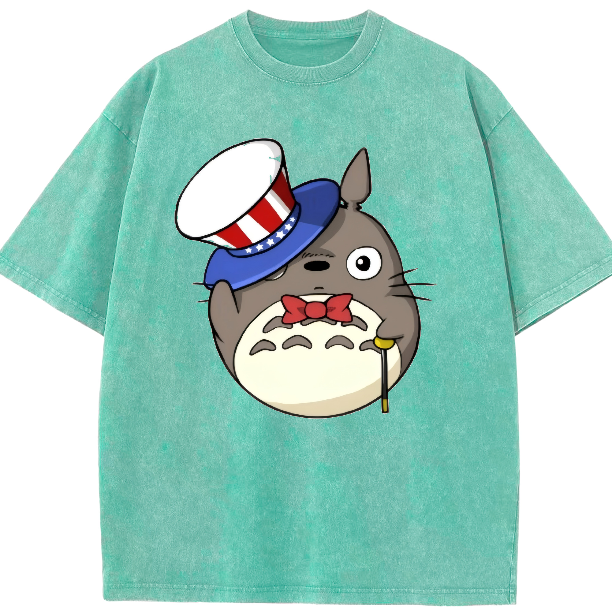 （画像用） となりのトトロ 草壁メイ 草壁サツキ My Neighbor Totoro Satsuki Kusakabe Mei Kusakabe 綿100% ヴィンテージ風 半袖Tシャツ（フロントプリント）
